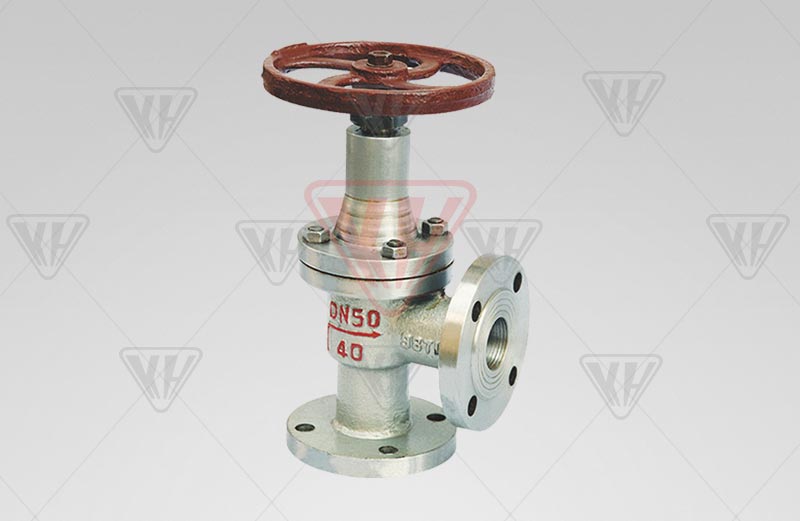 Angle gas valve