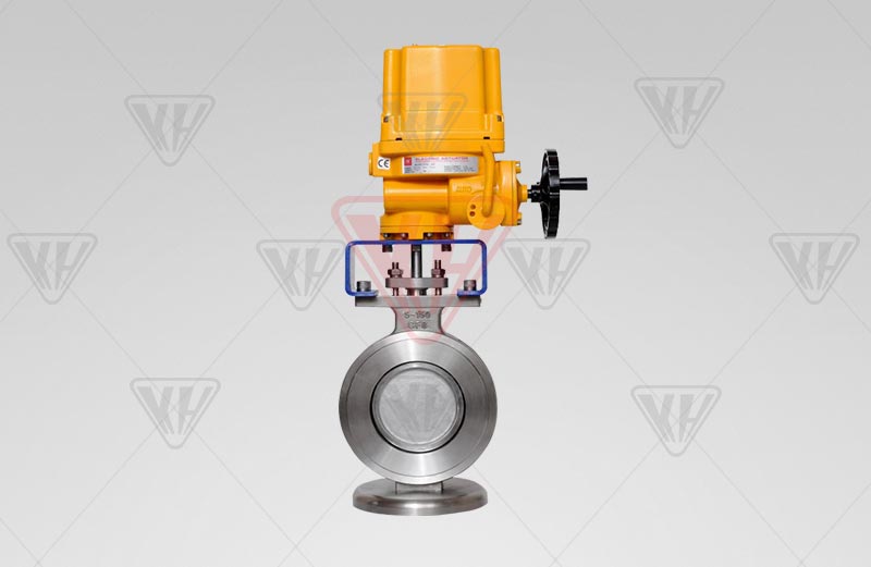 Electric high-performance butterfly valve